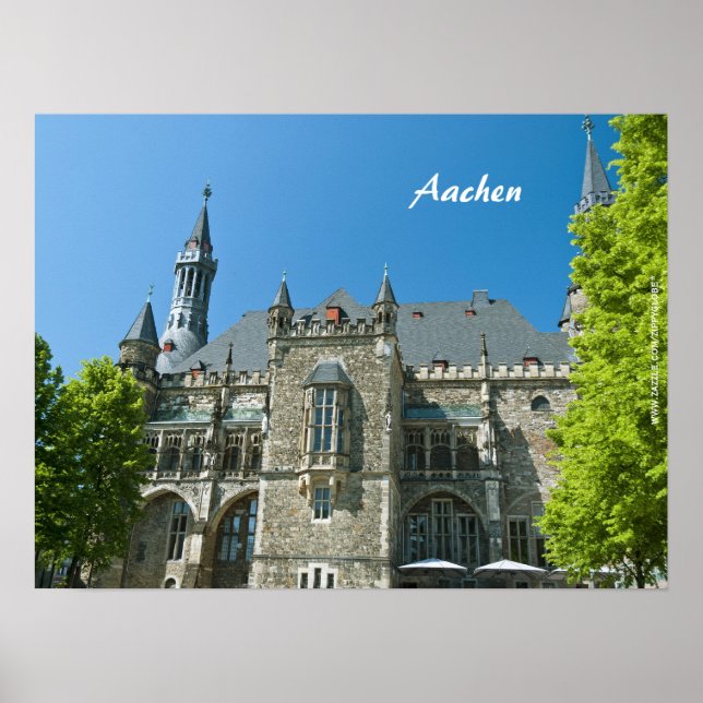 Affiche d'Aix-la-Chapelle (Devant)