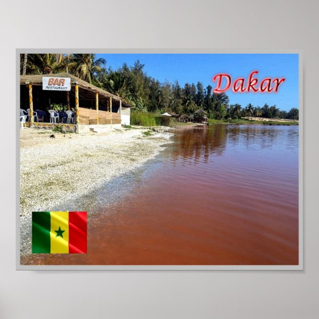 Affiche Dakar - Senegal - Panorama - (Devant)