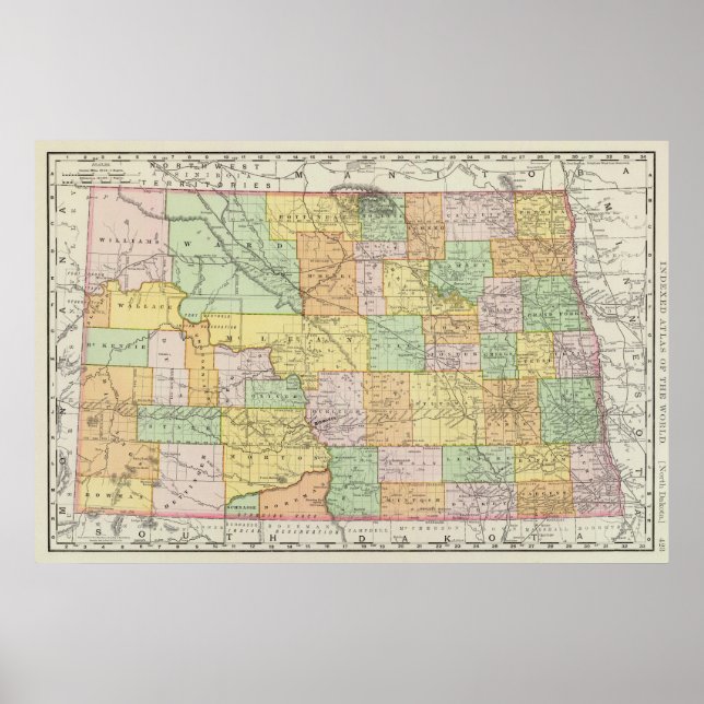 Affiche Dakota du Nord (Devant)