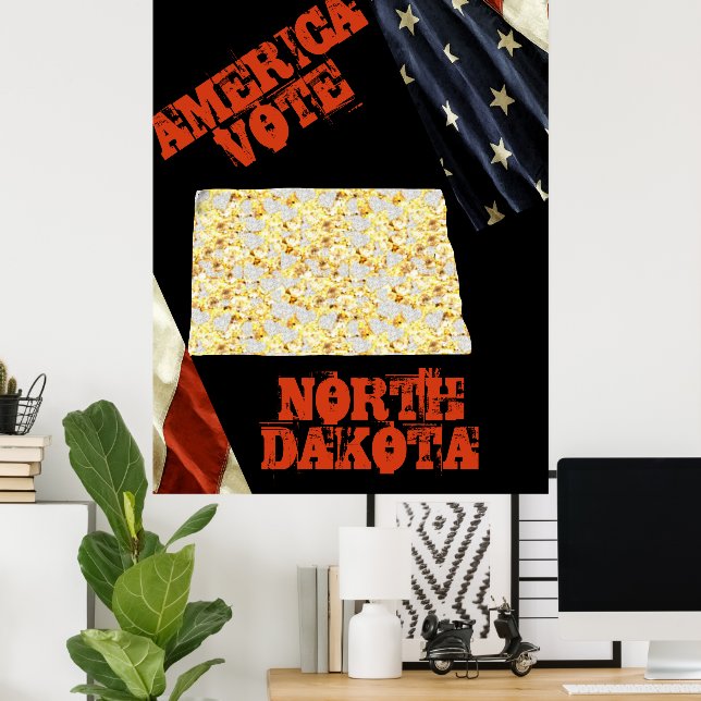 AFFICHE DAKOTA NORD (Bureau à domicile)