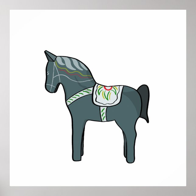 Affiche Dala horse (Devant)
