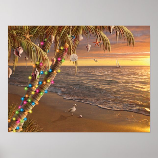 Affiche d'Alan Giana "Cadeaux de la mer" (Devant)