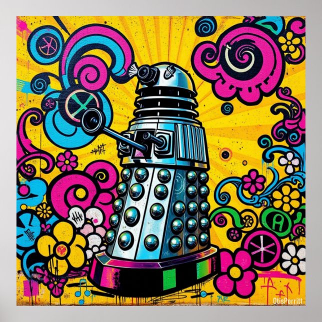 AFFICHE DALEKS DE L'AMOUR (Devant)