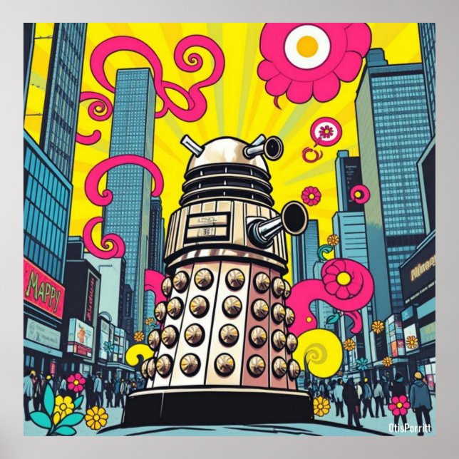 AFFICHE DALEKS DE L'AMOUR-5 (Devant)