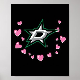 Affiche Dallas Stars Saint-Valentin Amour Nhl Officielleme