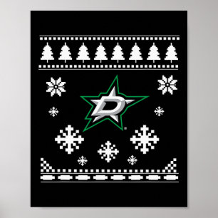 Affiche Dallas Stars Ugly Christmas Sweater Holidaze