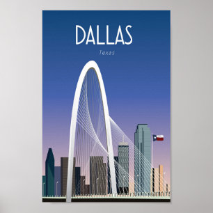 Affiche Dallas Texas