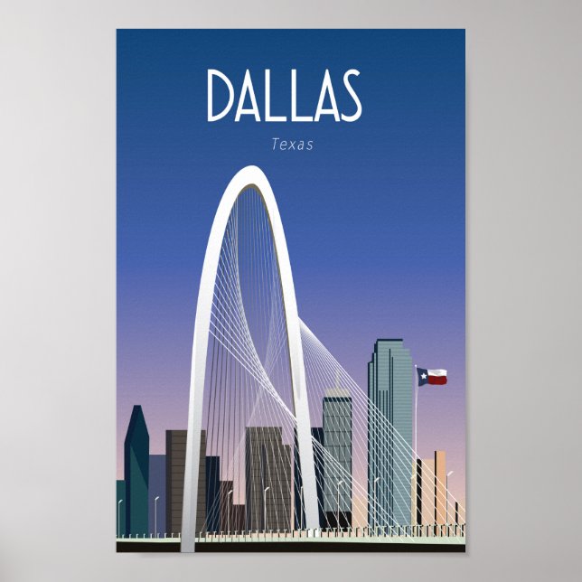 Affiche Dallas Texas (Devant)