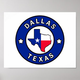 Affiche Dallas Texas