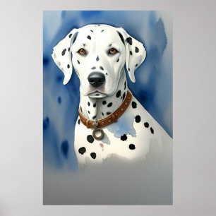 Affiche Dalmation Chien Impression, Papier d'affiche de va