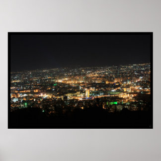 Affiche Damas la nuit - Syrie