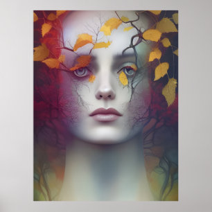 Affiche Dame de la nature