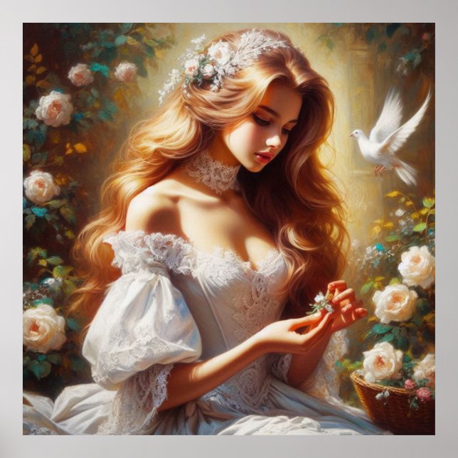 Affiche Dame victorienne (Devant)