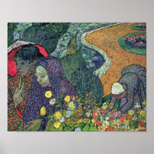 Affiche Dames de Vincent van Gogh   d'Arles, 1888