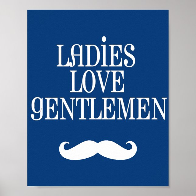Affiche Dames Élégantes Chéries Aiment Messieurs Art de Pé (Devant)