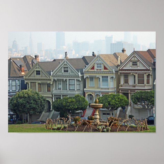 Affiche Dames peintes, San Francisco, Californie (Devant)