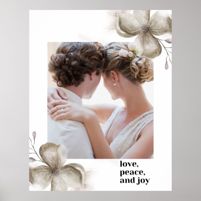 affiche d'amour de paix & de joie  (Devant)