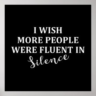 Affiche d'amusantes citations sarcastiques