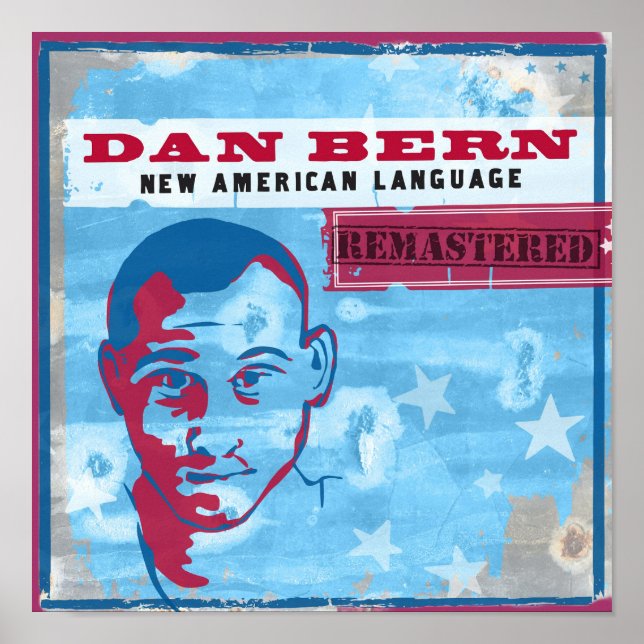 Affiche Dan Bern New American Language Vinyl Art (Devant)
