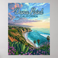 Dana Point California Beach Orange County Vintage