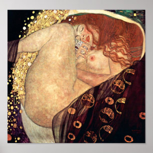 Affiche Danae   Gustav Klimt  