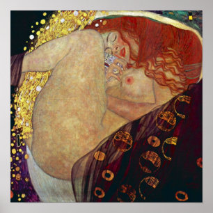 Affiche Danaë — Gustav Klimt (1907-08)