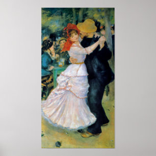 Affiche Dance at Bougival Renoir Fine Art Print