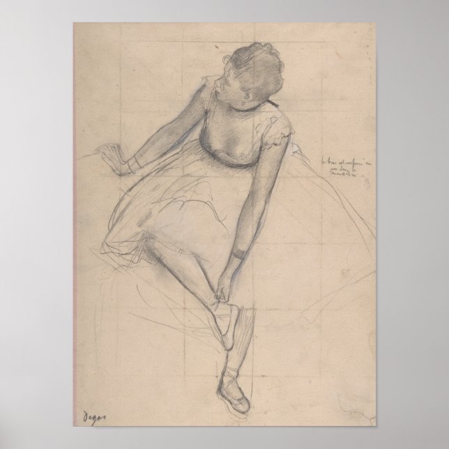 Affiche Dancer Adjusting Her Slipper (Devant)