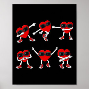 Affiche Dancing Hearts Dance Challenge Valentines Day Boys
