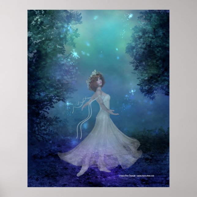 Affiche Dancing in the Woods Print (Devant)
