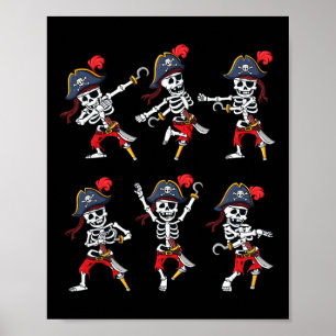 Affiche Dancing Pirate Skeletons Dance Challenge Boys