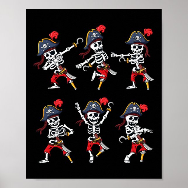 Affiche Dancing Pirate Skeletons Dance Challenge Boys (Devant)