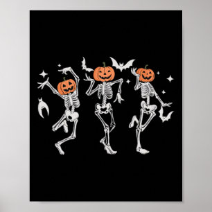 Affiche Dancing Skeletons - Halloween Dance Party