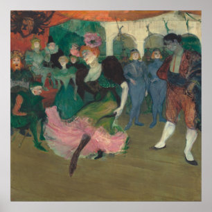 Affiche Dancing the Bolero - Toulouse-Lautrec Fine Art