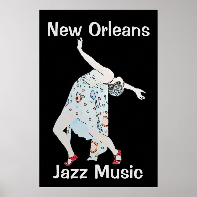Affiche Dancing  to Jazz 2018 New Orleans (Devant)