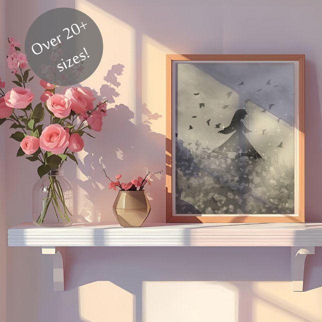 Affiche Dancing with birds I (Créateur téléchargé)