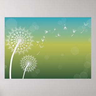 Affiche Dandelion Vent Flower