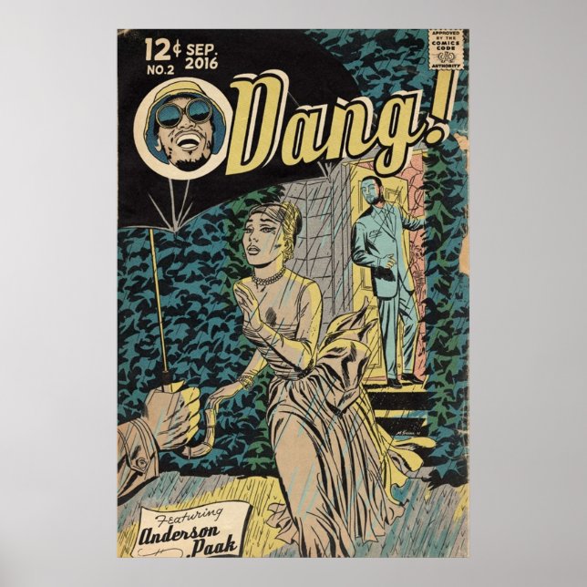 Affiche Dang Hip Hop Comic Book Art (Devant)