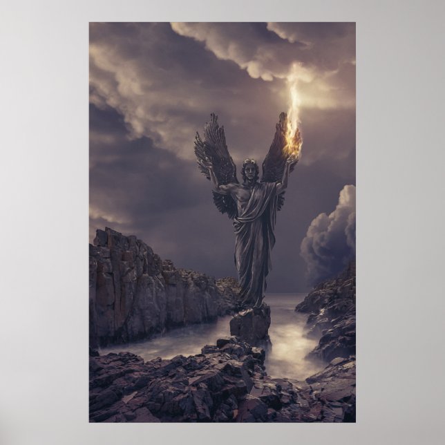 affiche d'ange flamboyant (Devant)