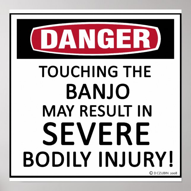 Affiche Danger Banjo (Devant)