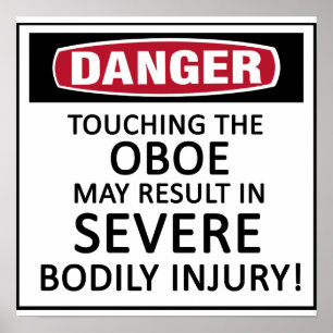 Affiche Danger Oboe
