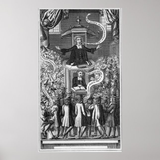 Affiche Daniel Burgess, illustration de "Portraits" (Devant)