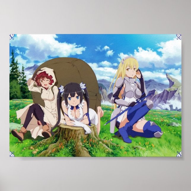 Affiche Danmachi II (Devant)