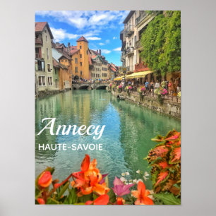 Affiche d'Annecy - de Haute-Savoie