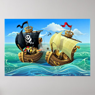 Affiche Danny Duck le pirate.