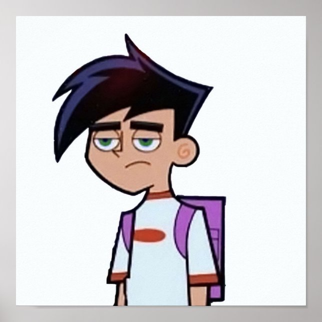 Affiche Danny Phantom triste (Devant)