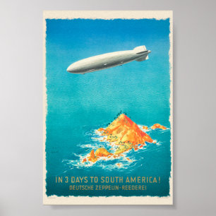 Affiche Dans 3 jours pour l'affiche vintage d'Amérique du