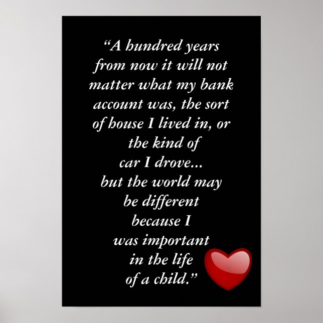 Affiche dans cent ans (Devant)