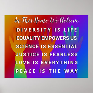 Affiche Dans Cette Assemblée, Nous Croyons