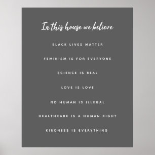 Affiche Dans cette Assemblée, nous croyons   Convictions m